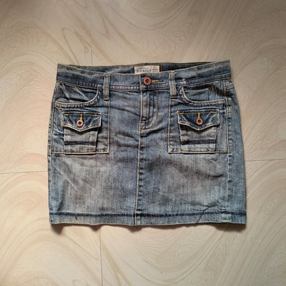 Y2k Denim Mini Skirt