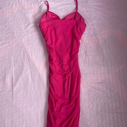 Barbie Pink Bodycon Midi Dress