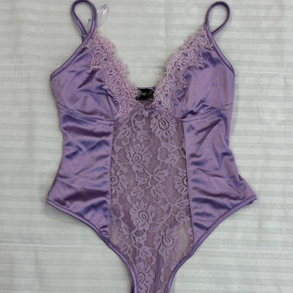 Lavender Lace Bodysuit
