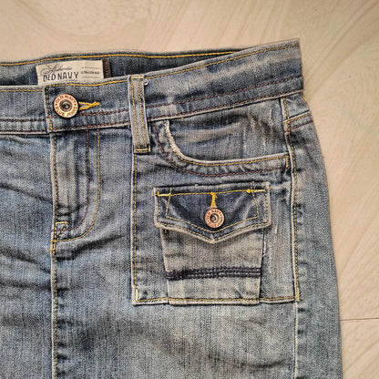 Y2k Denim Mini Skirt