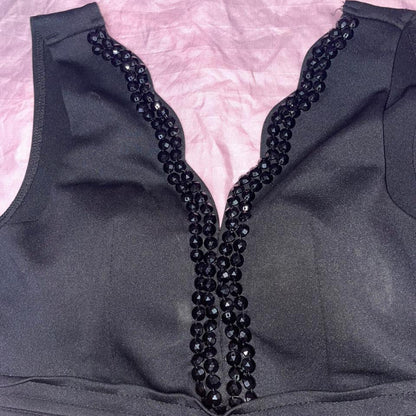 Bodycon Deepneck Mini Dress