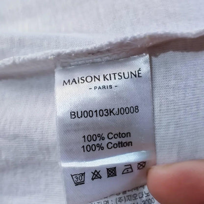 Maison Kitsune Authentic Tee White