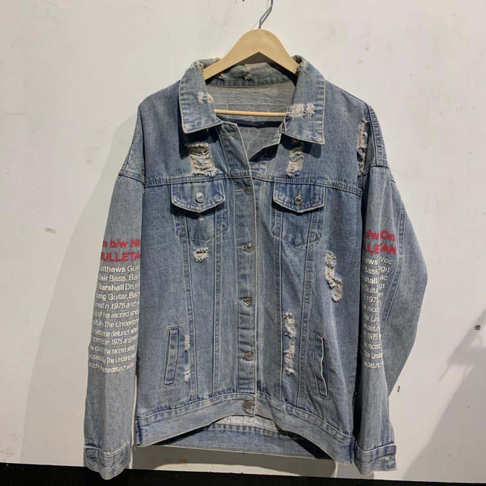 Ripped Denim Jacket